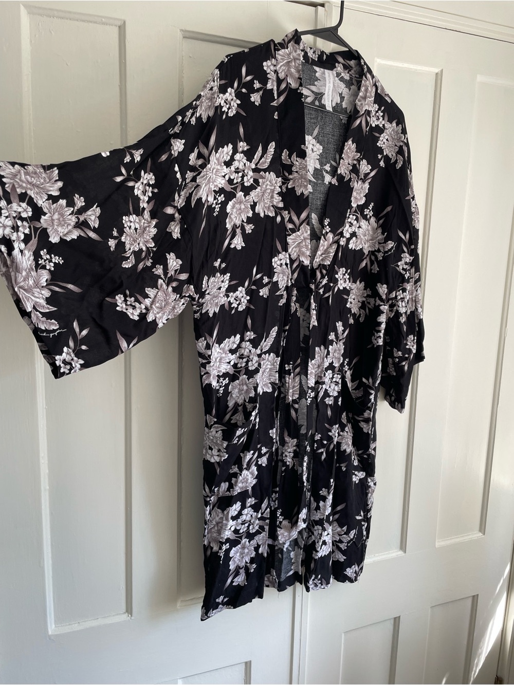 Spiritual Gangster Kimono Womens OS One Size Floral Boho Tie Front Long Line